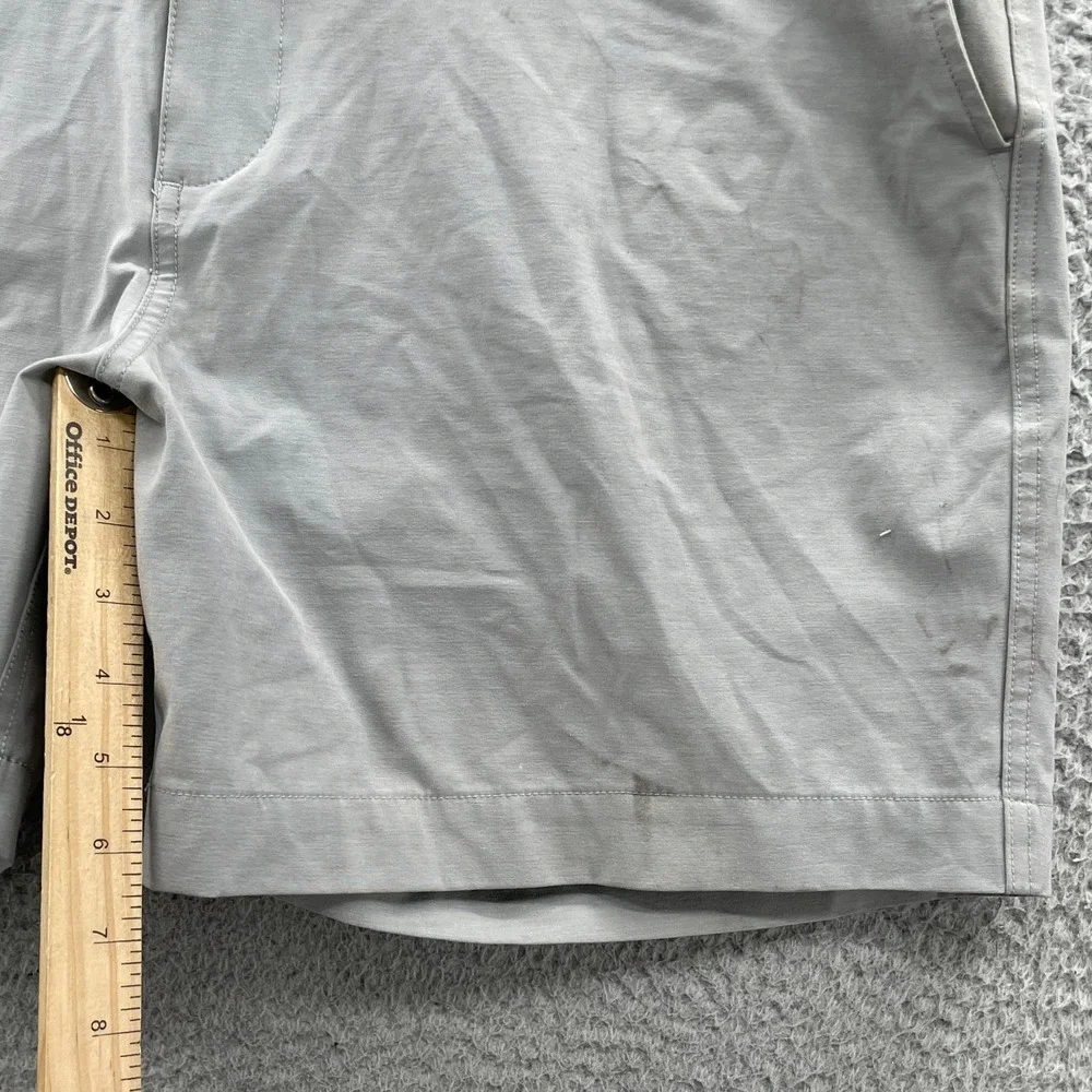 Faherty All Day Shorts Men 40x6* Gray Chino Preppy Outdoor Golf Performance Surf